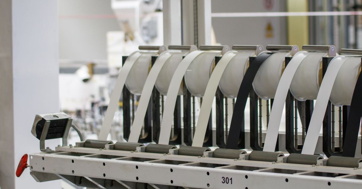 Moderne industrielle Produktionsanlage